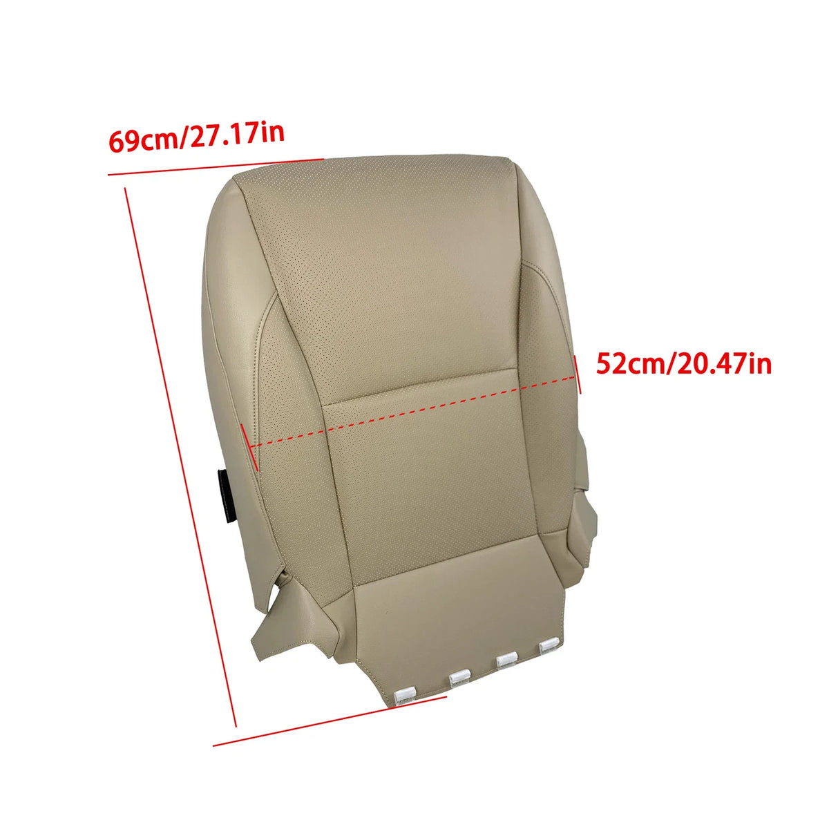 Leather Perforated Driver Bottom Seat Cover for Lexus ES350 (2007–2012)
