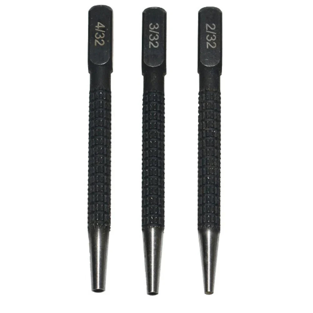 Set of 3 Center Punch Marking Tools for Metal Wood Plastic 232 332 432