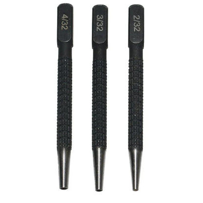 Set of 3 Center Punch Marking Tools for Metal Wood Plastic 232 332 432