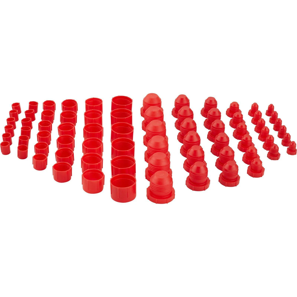 72-Piece Plastic AN Flare Fitting Cap and Plug Kit - 91009450