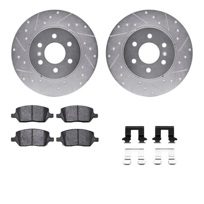 2X Brake Disc and Pad Kit Set for Chevy Relay (2006–2009) WGWH1-52019