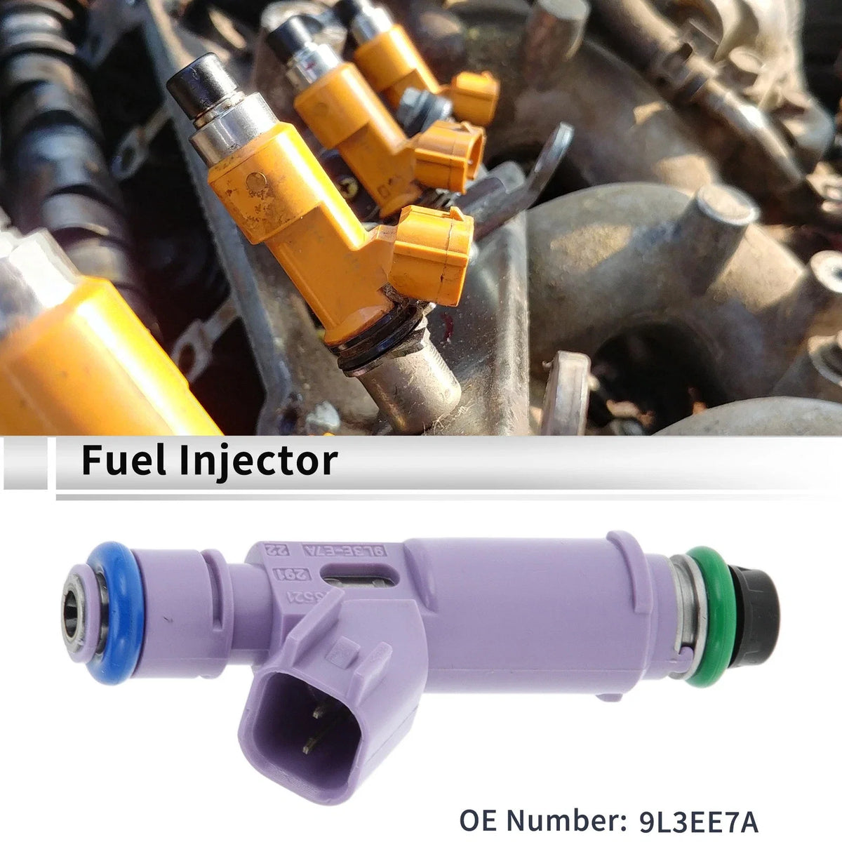 Fuel Injector No.9L3EE7A for Ford Mustang GT 4.6L (2005–2010)