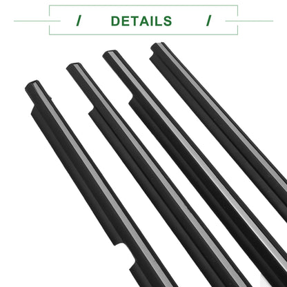 Set of 4 Weatherstrip Window Seal No.7572002180 for Toyota Corolla (2008–2013)