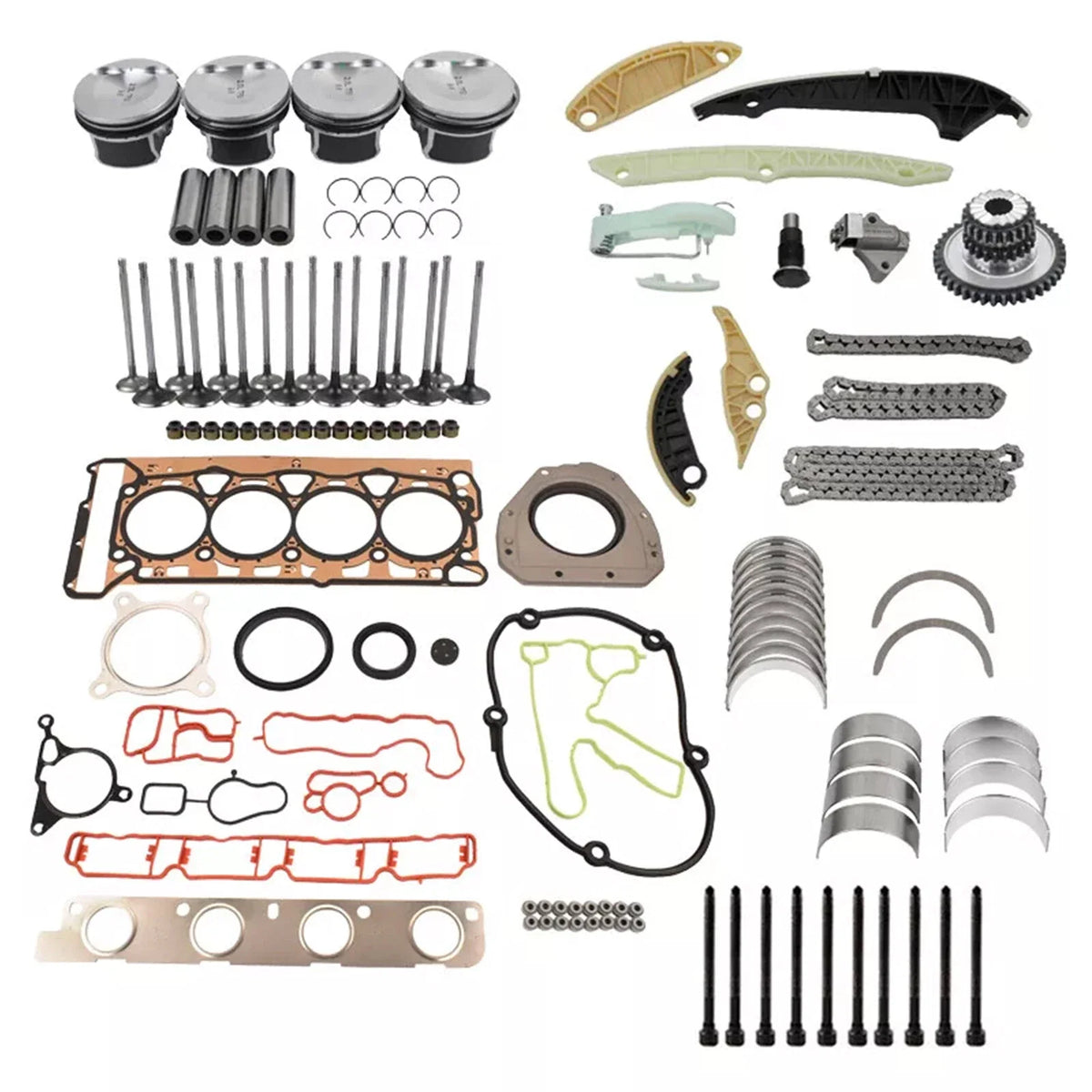 Piston Kit for VW Jetta, Passat, Audi A4 (2000–2006)