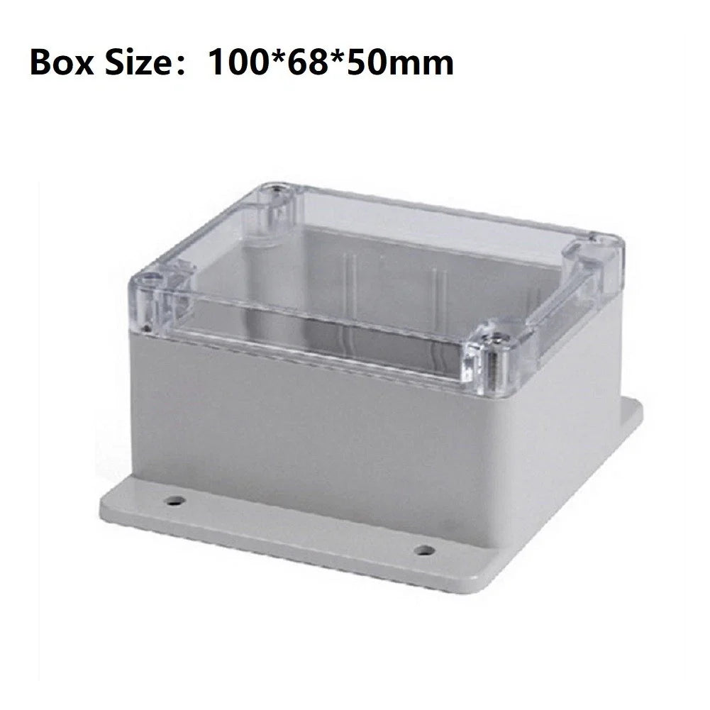 IP65 Plastic Junction Box with Transparent Cover for Indoor Outdoor Use