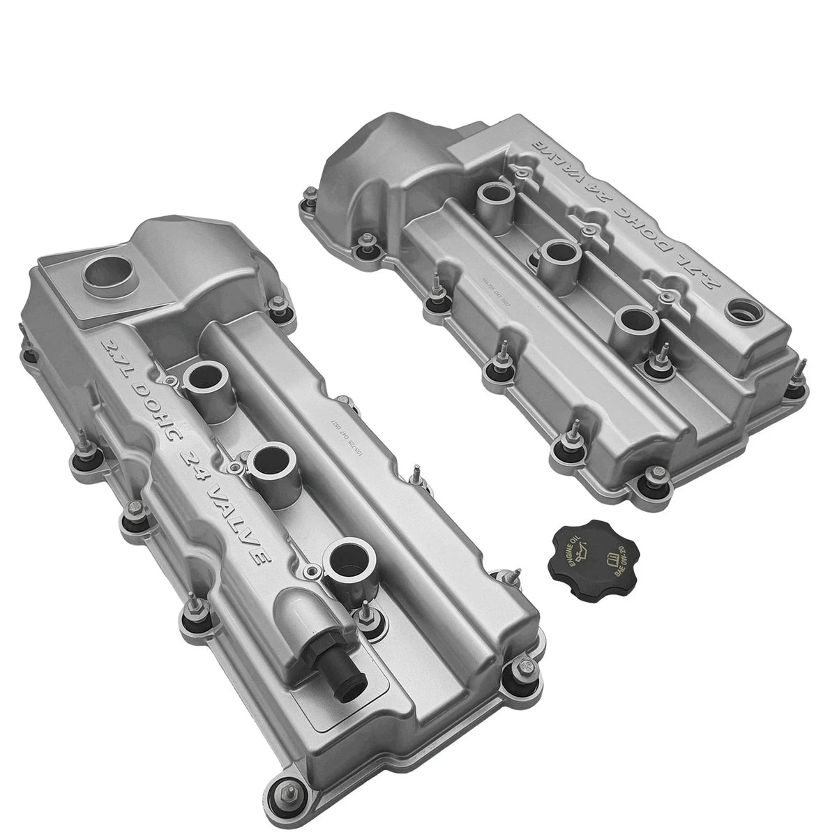 Set of 2 Aluminum Valve Covers for Chrysler Sebring 300 Dodge 2.7L (2007–2010)