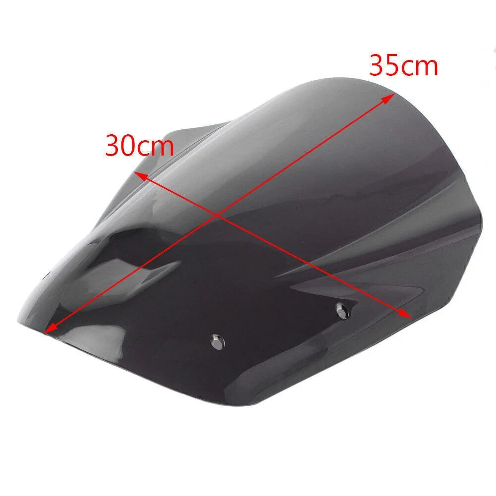 Windshield Windscreen for Yamaha MT09 FZ09 (2013–2016) w/ Bolts Bracket Black