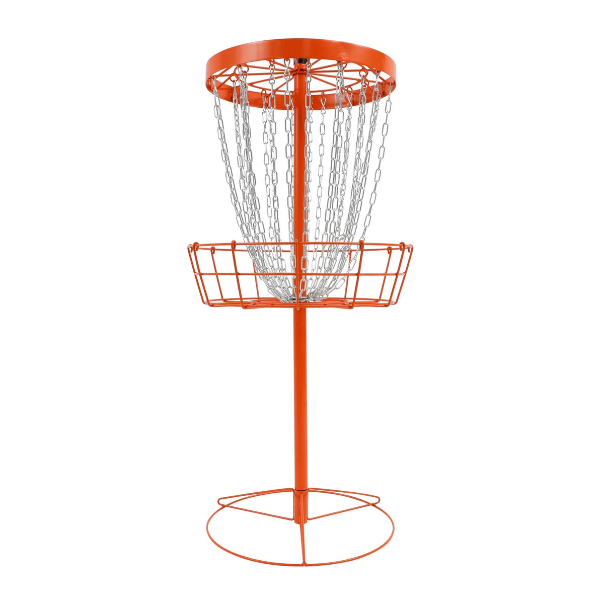 Portable 24-Chain Disc Golf Basket Target for Practice