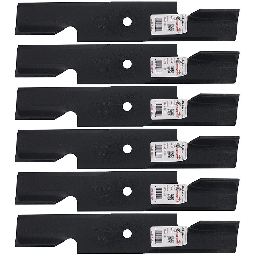 6pk Lawn Mower Blades for Wright Stander 48" 32" (No Part Numbers)