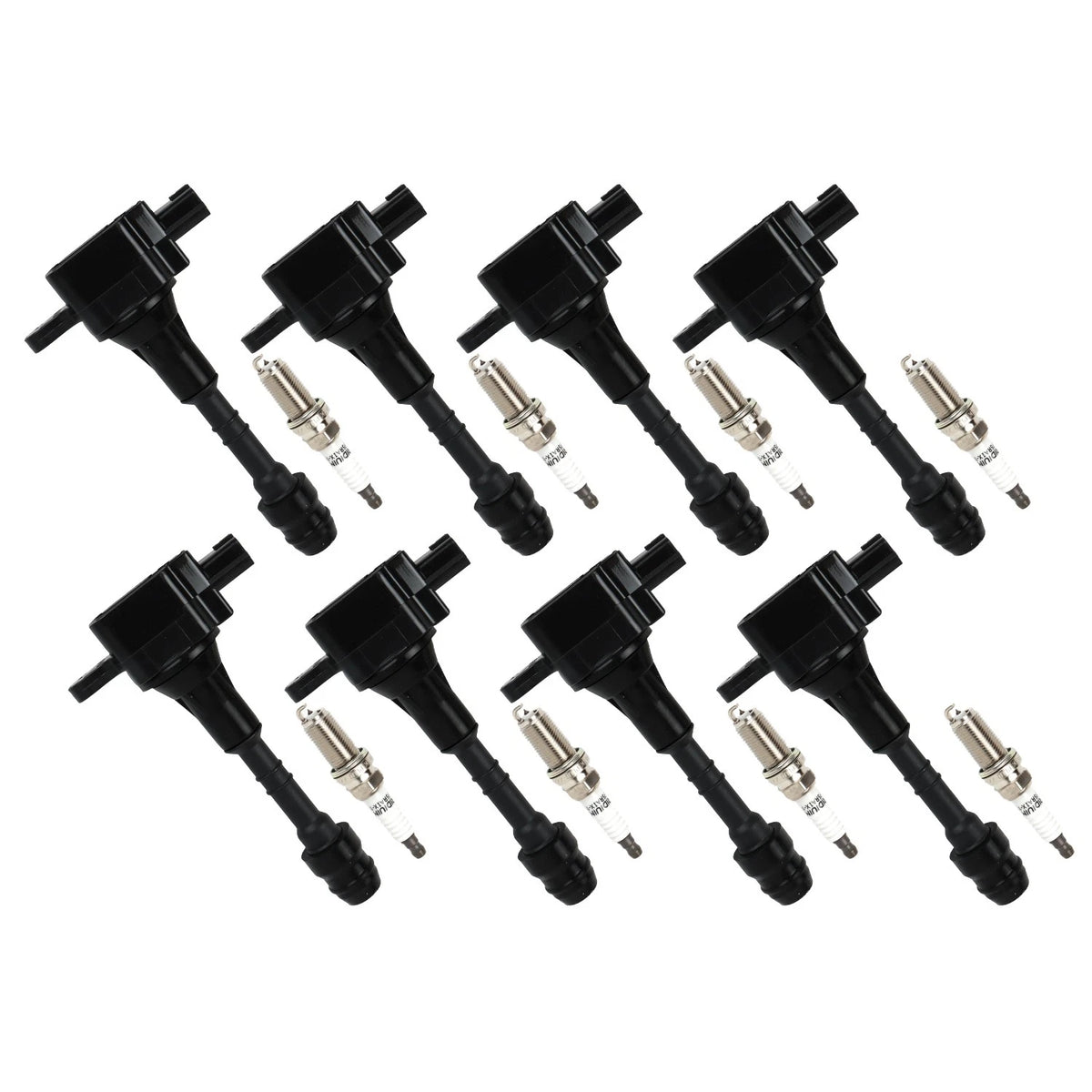 8PCS Ignition Coil & Spark Plug for Nissan Armada Titan Infiniti QX56 (2004–2015) - 1788335, 5C1482, CUF510