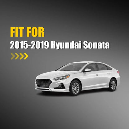 Right Side Heated Mirror Glass for Hyundai Sonata (2015–2019) with Backing Plate