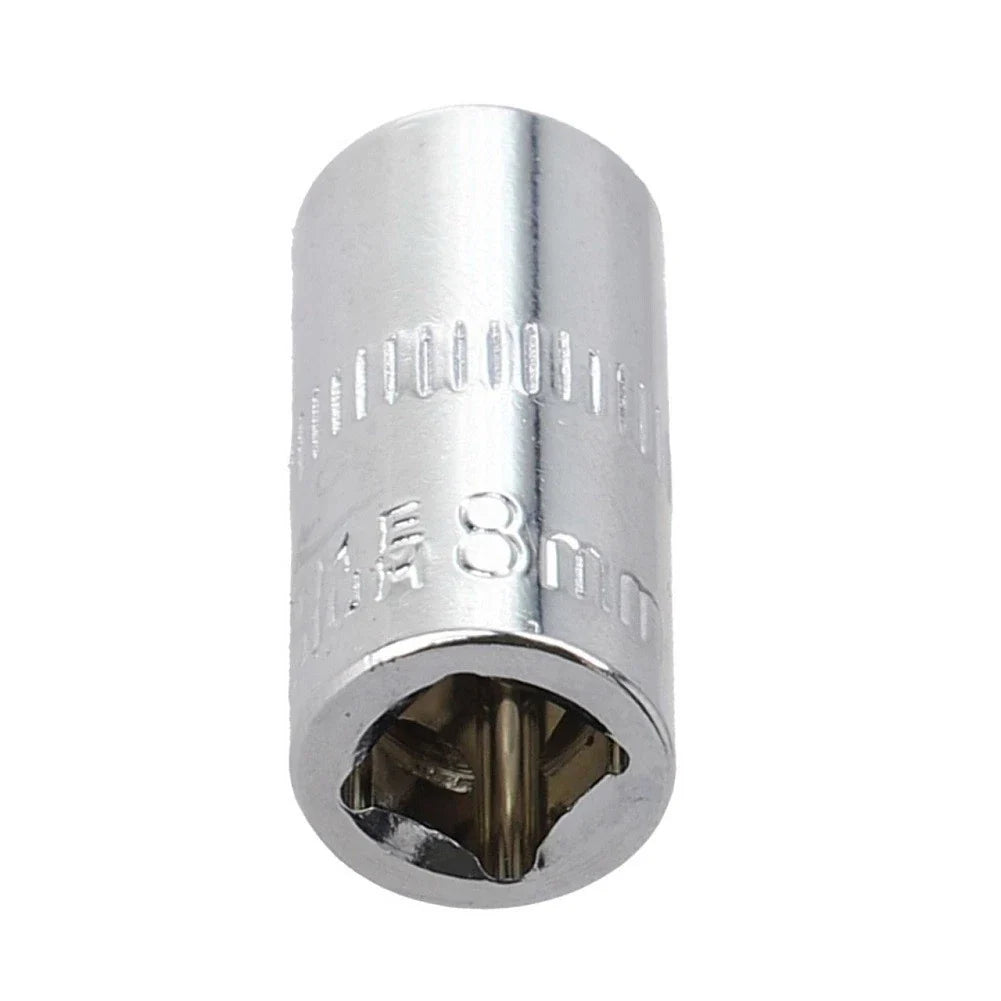 1pc 1/4in Socket 4-14mm Chrome Vanadium Steel Hex Key for Automotive