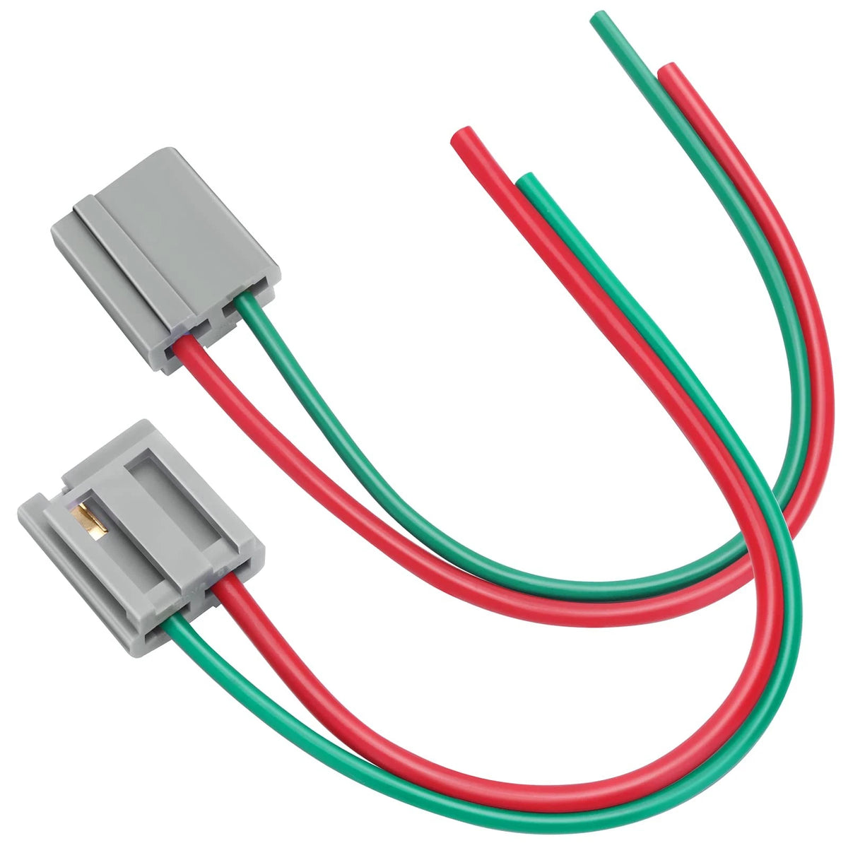 2X HEI Distributor Pigtail Wire Harness for 12V Battery & Tachometer