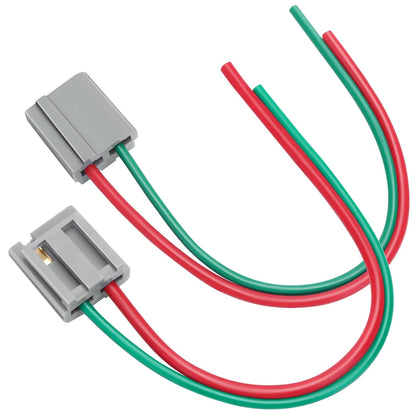 2X HEI Distributor Pigtail Wire Harness for 12V Battery & Tachometer