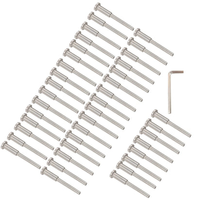 40 PCS Invisible Cable Railing Kit for T316 Stainless Steel 1/8"