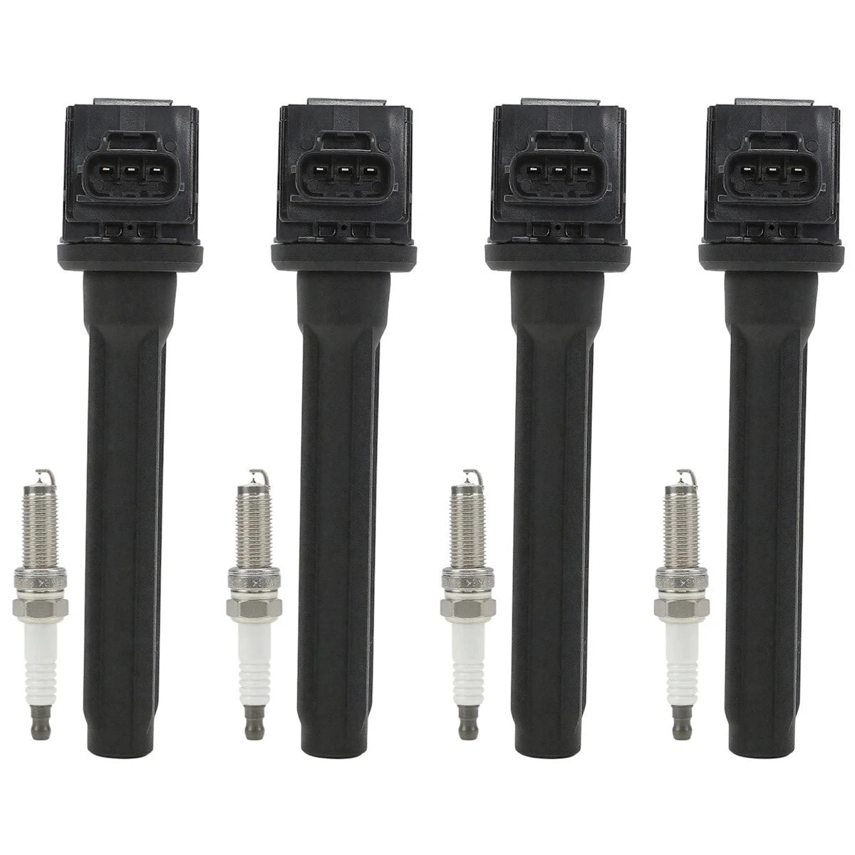 Set of 8 Ignition Coil and Spark Plug Kits for Mitsubishi Outlander (2014–2019) - 18085023, UF814, 1832A062, NGK95264