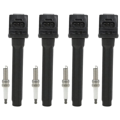 Set of 8 Ignition Coil and Spark Plug Kits for Mitsubishi Outlander (2014–2019) - 18085023, UF814, 1832A062, NGK95264