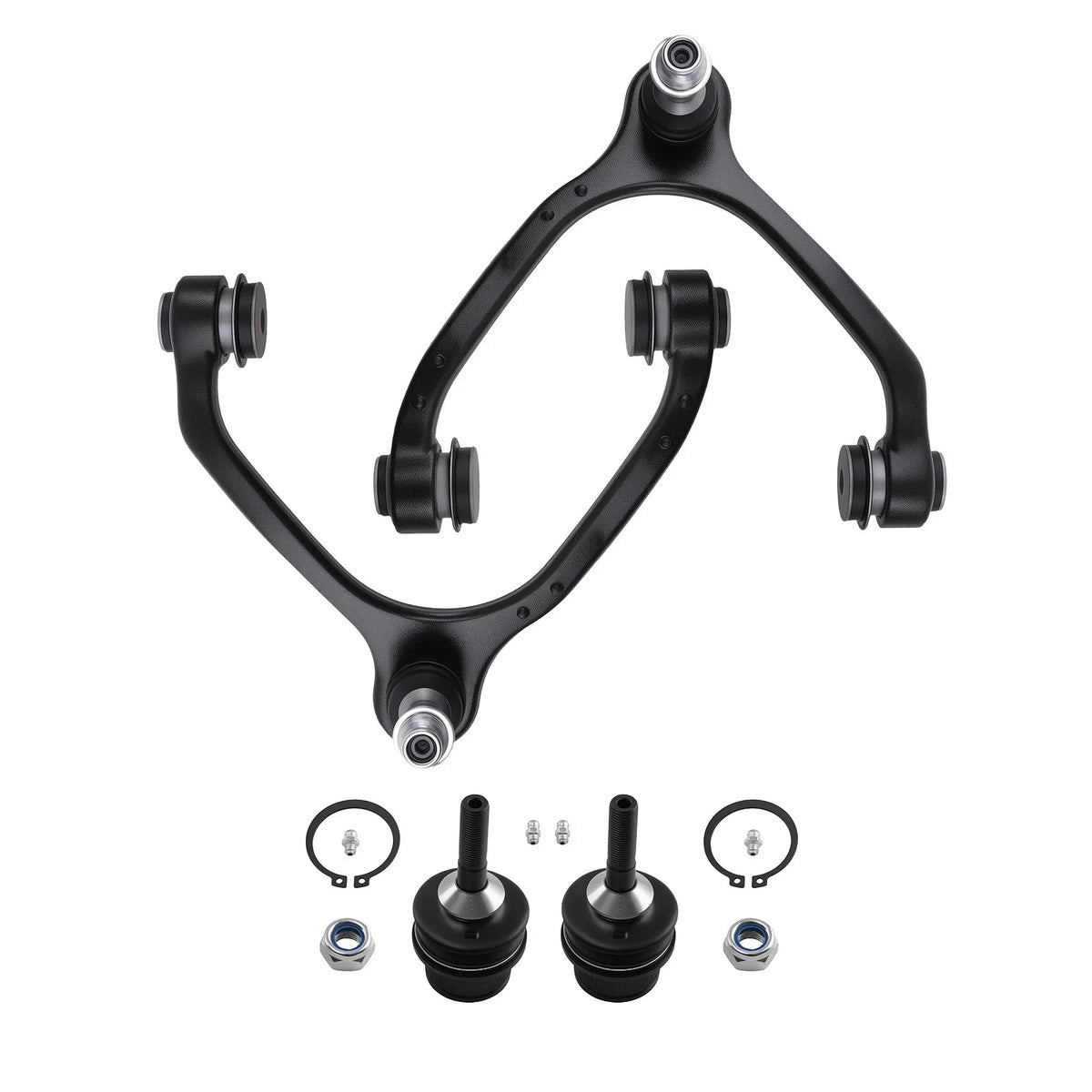Set of 4 Upper Control Arms & Lower Ball Joints for Ford Crown Victoria (2003–2011)