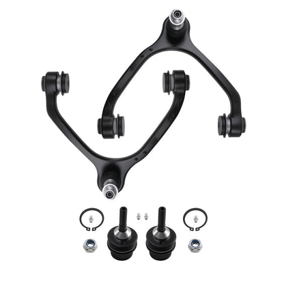 Set of 4 Upper Control Arms & Lower Ball Joints for Ford Crown Victoria (2003–2011)