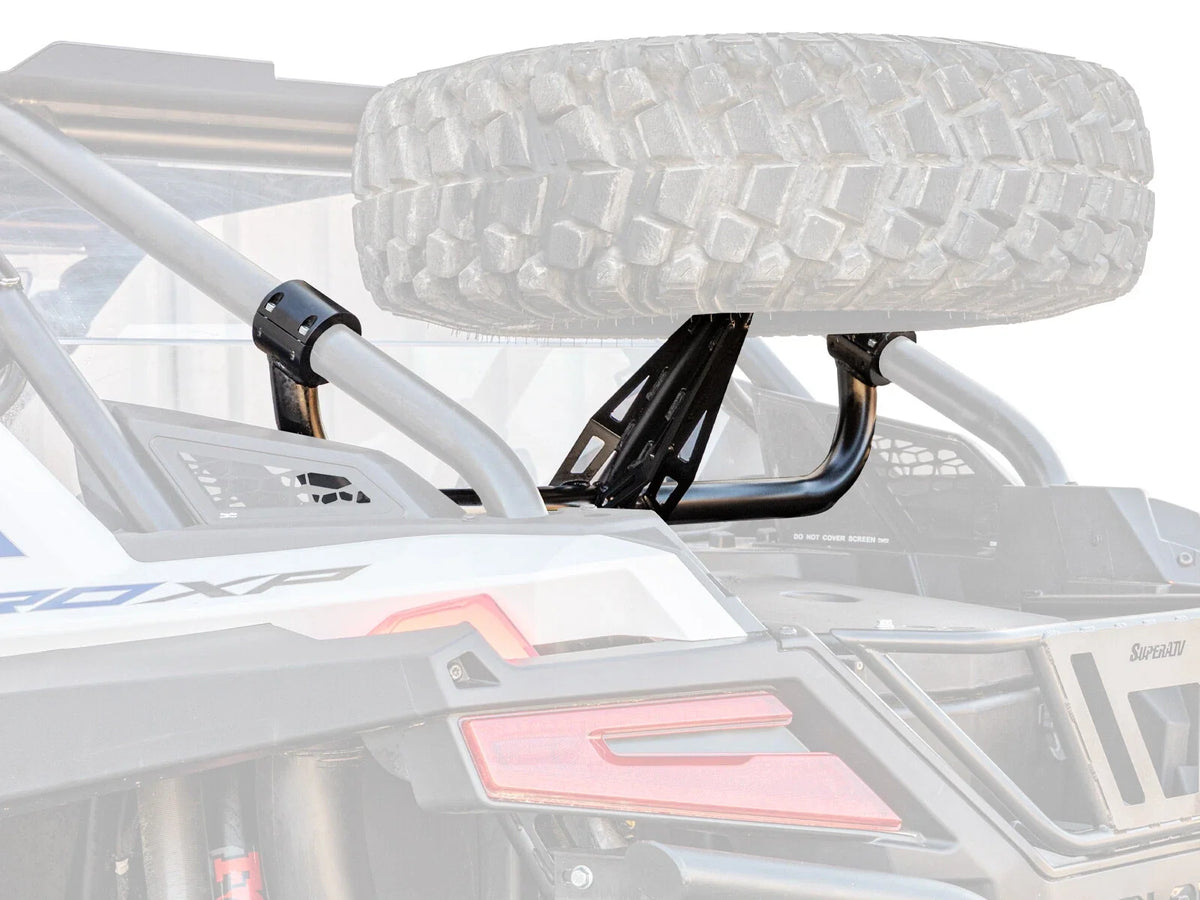 SuperATV Spare Tire Carrier for Polaris RZR PRO XP (2020–2023)