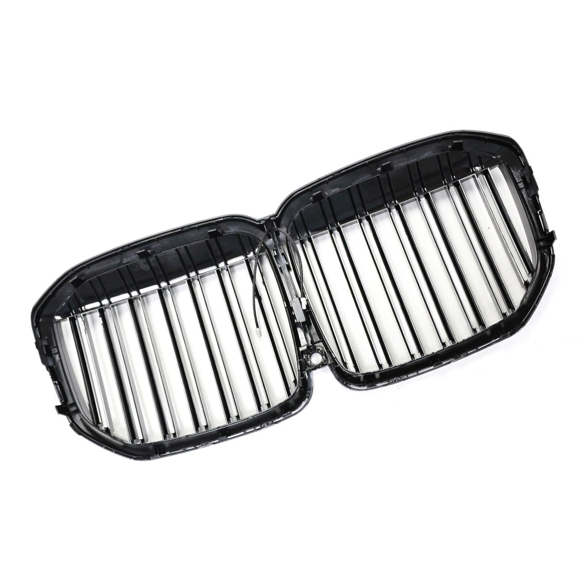 Double Slat Gloss Black Front Kidney Grille for BMW X7 (2019–2022) Grille-782-B