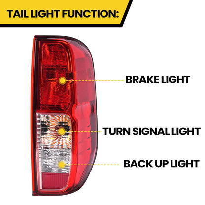 Passenger Side Tail Light Brake Lamp for Nissan Frontier (2005–2021)