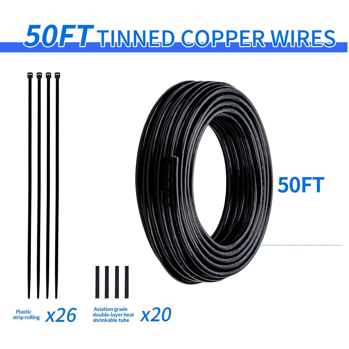 18 Gauge 6 Conductor Electrical Wire 18 AWG Oxygen-Free Copper PVC
