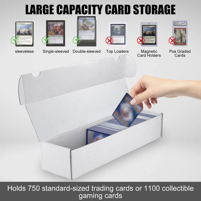 10-Pack Trading Card Storage Box for Standard Size Cards