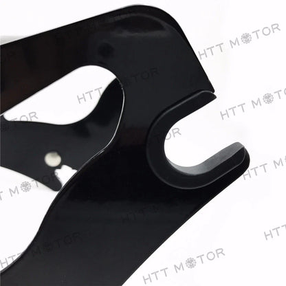 Gloss Black Detachable Luggage Rack for Harley Road King Street Glide (2009–2016)