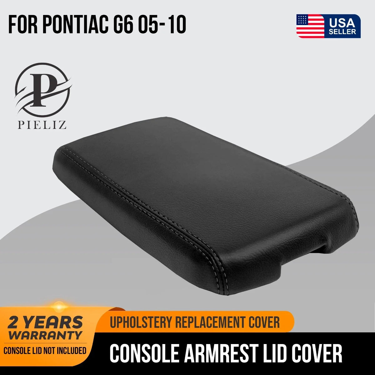 Leather Synthetic Center Console Armrest Cover for Pontiac G6 (2005–2010)