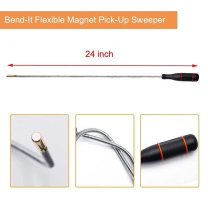 3X Telescoping Magnet Pick-up Tool Set for Automotive Use