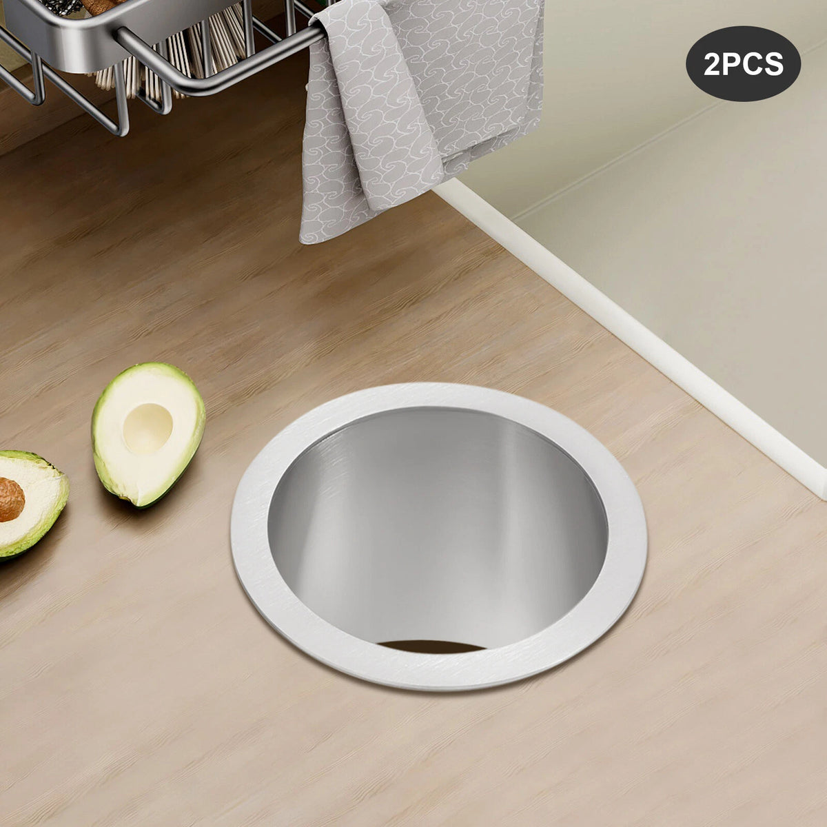 Countertop Trash Grommet for Stainless Steel (No Specific Years)