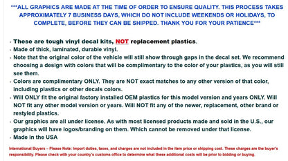 ATV Graphics Decals Stickers for Polaris Predator 500 (2003–2007)