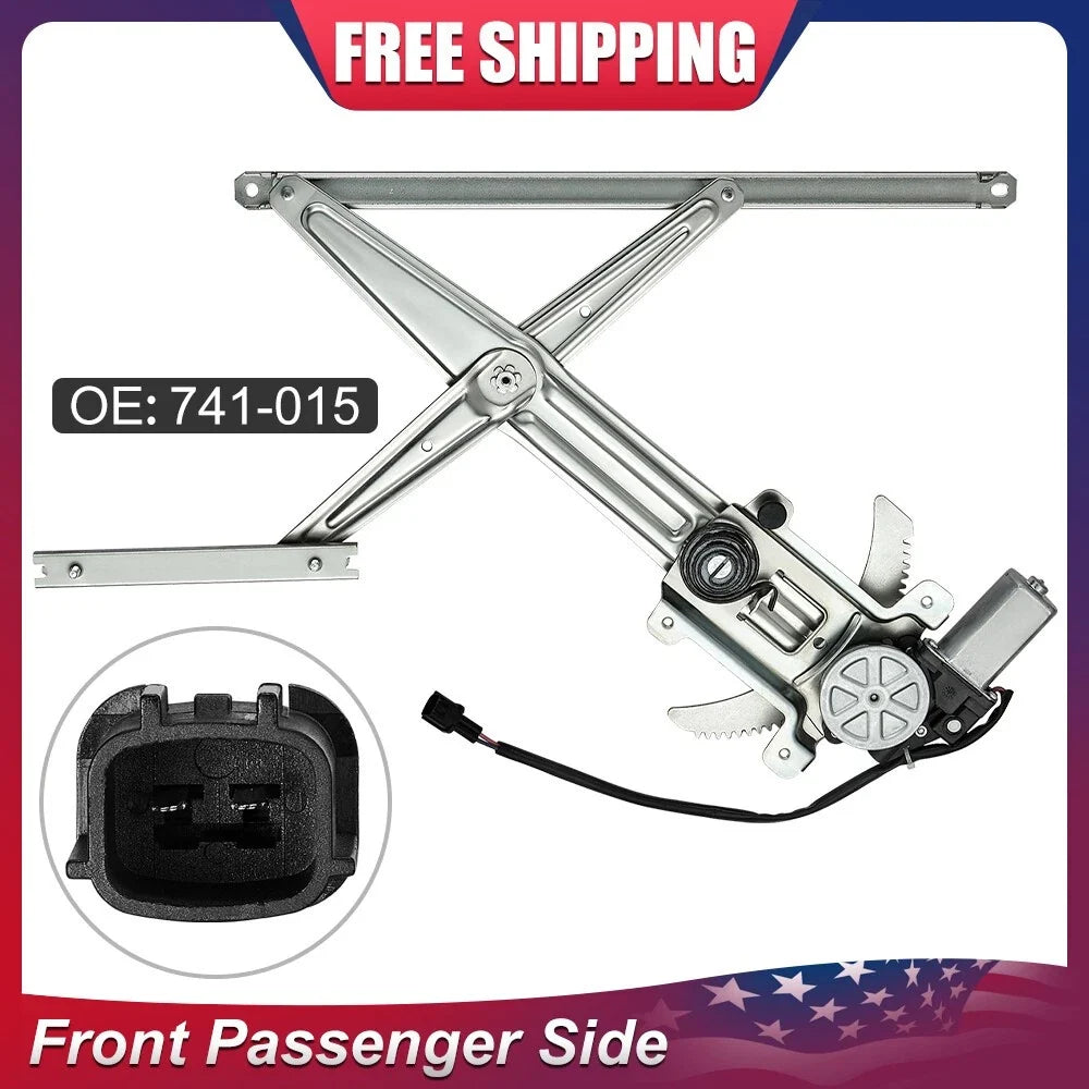 Front Passenger RH Window Regulator w/ Motor for Chevy Colorado GMC Canyon (2007–2012)