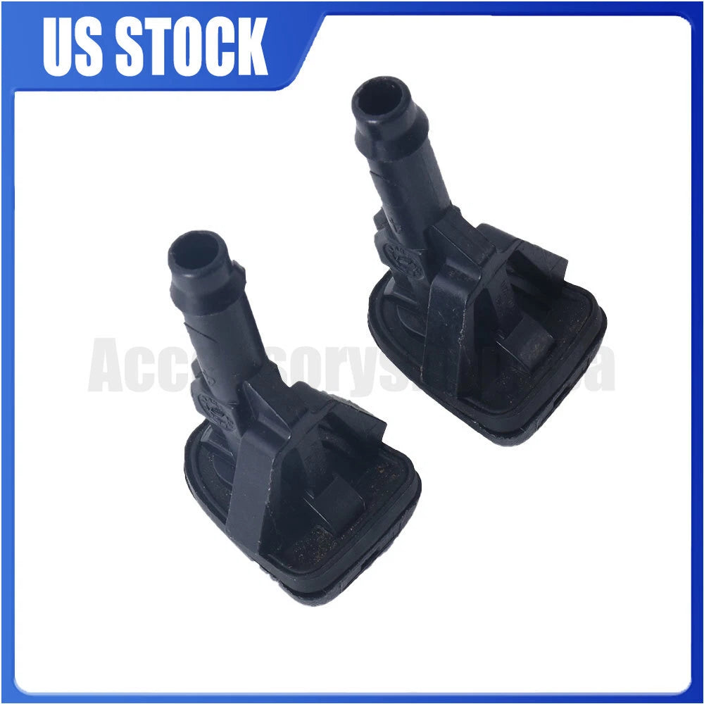 Set of 2 Windshield Wiper Washer Nozzles for Ford Explorer Mountaineer (1L2Z-17603-AA)