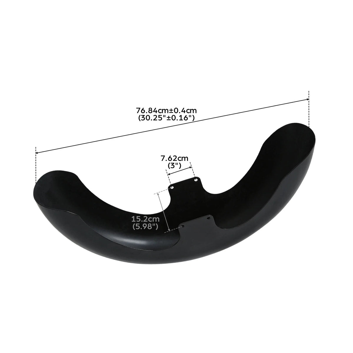 23" Wrap Front Fender for Harley Touring Road King FLHR Electra Glide FLHT (2009–2023)