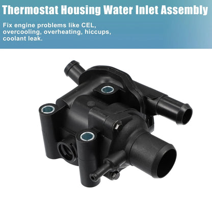 Engine Coolant Thermostat Housing Assembly for Ford (2001–2020) XS4G9K478BB