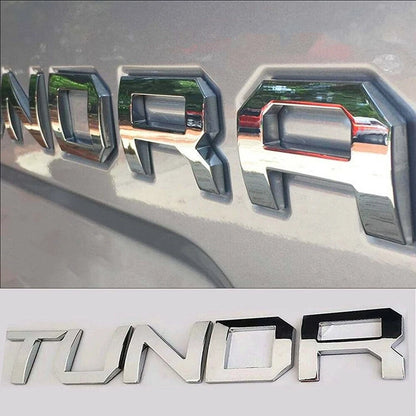 3D Chrome Letters Emblem for Tundra (2014–2021) Tailgate Insert Badge