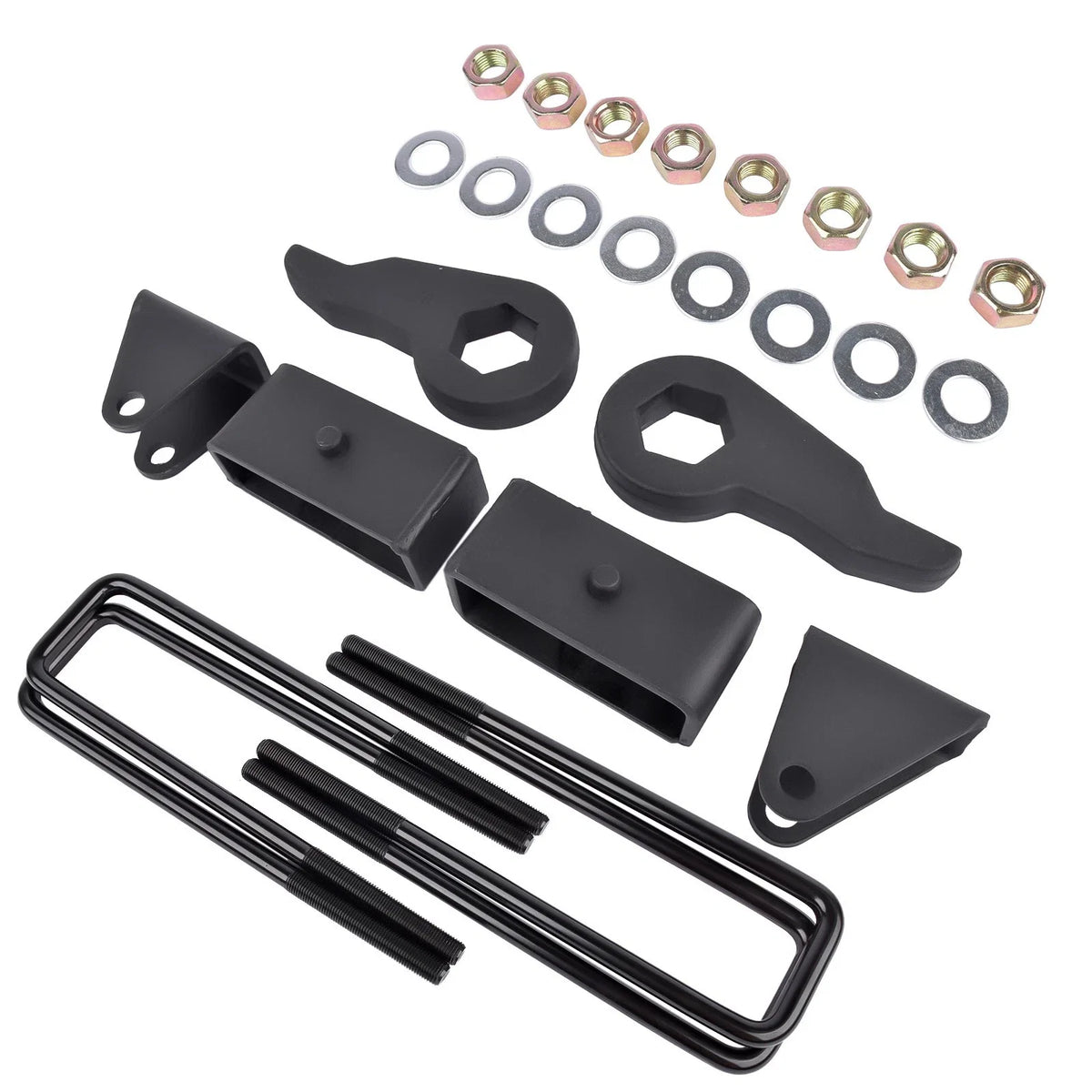3" Front & 2" Rear Leveling Lift Kit for Silverado Sierra 2500 3500 (2001–2010)