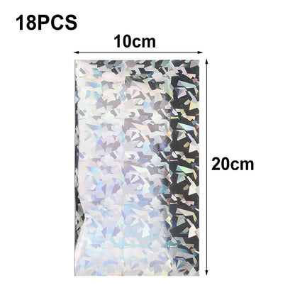 18pcs Lure Tape 20x10cm Holographic Bait Sticker for Fishing Lures