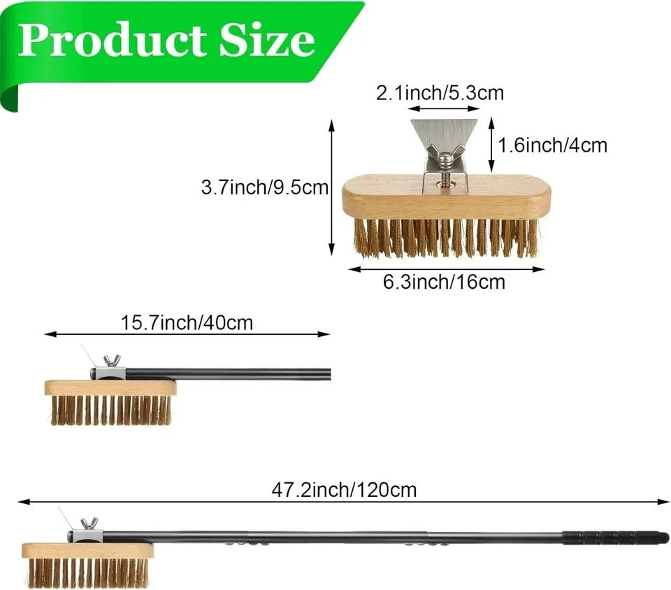 Pizza Oven Brush with Scraper for Pizza Oven (2010–2023)