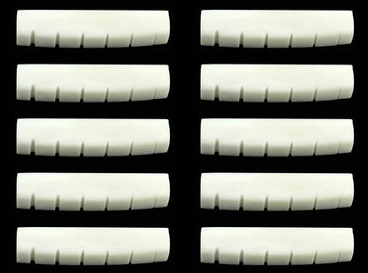 Slotted Bone Nut Block for Acoustic Guitar (Wholesale)