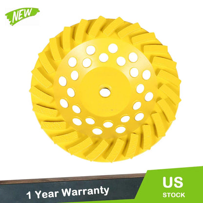 7-Inch Diamond Cup Grinding Wheel for Concrete (5/8-11 Arbor)