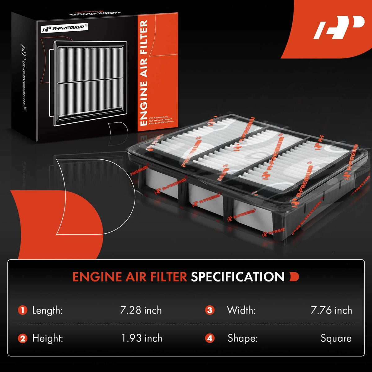 2X Engine & Cabin Air Filter for Hyundai Elantra (2007–2010) 28113-2H000, CA10470