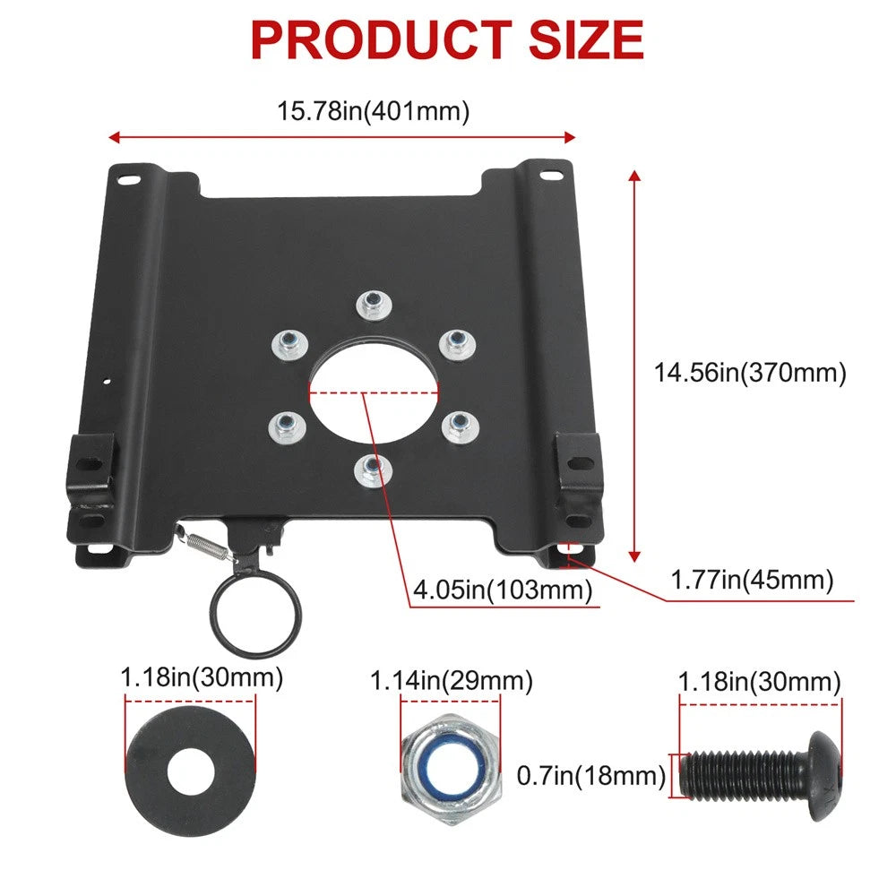 Front Right Passenger Seat Swivel for Ford Econoline E150 E250 E350 E450 (1997–2024) 260747