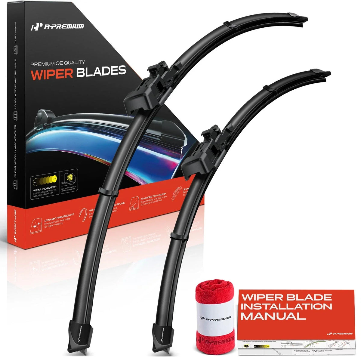 2X Windshield Wiper Blades for BMW X5 (2019–2024) X6 (2020–2024) X7