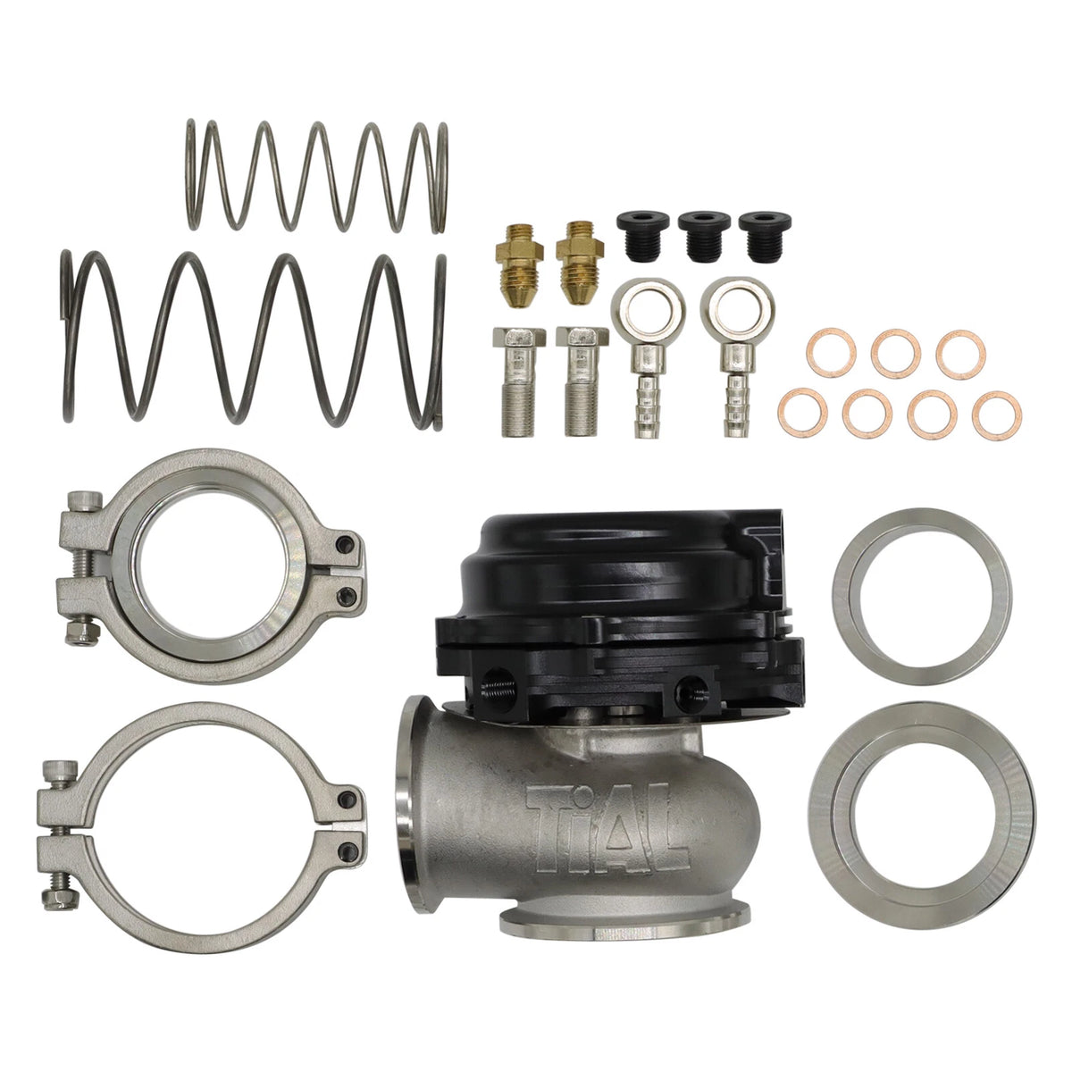 2 Sets 44MM Wastegate for Turbo with TIAL V-Band Flange Spring MV-R 14PSI