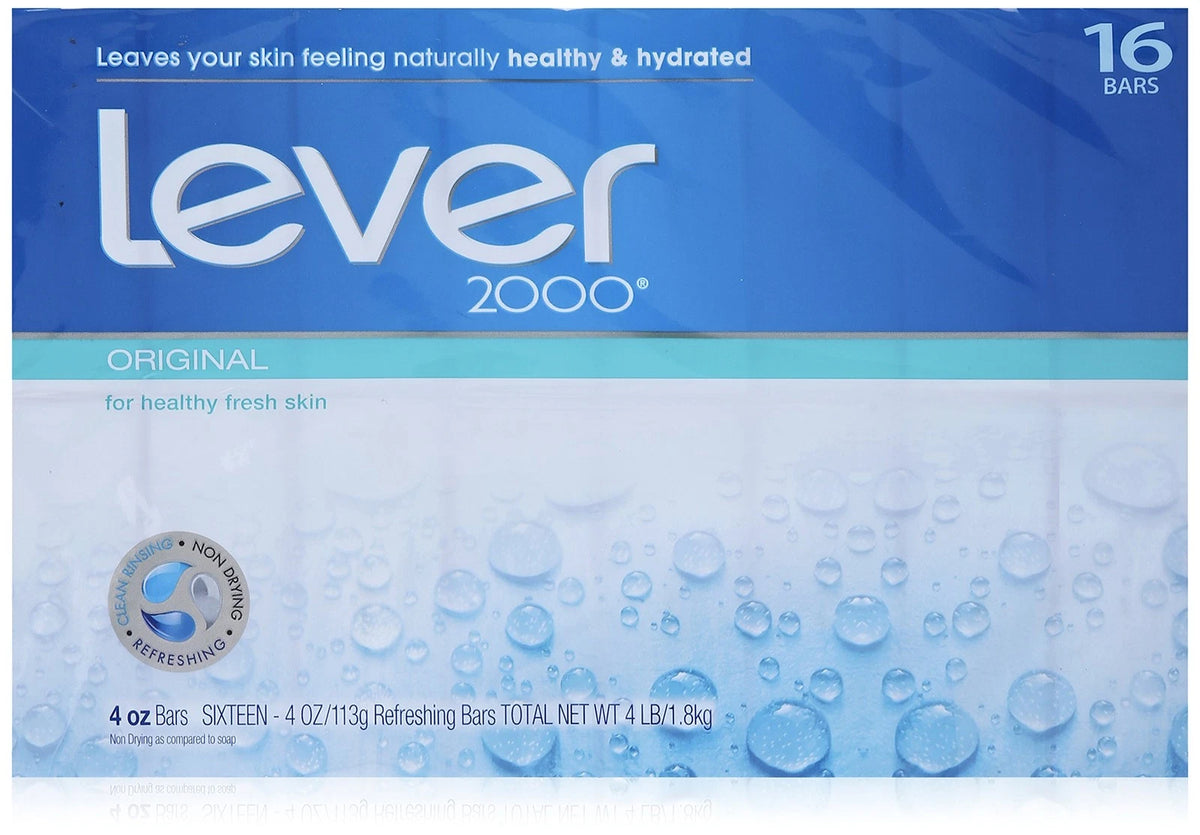 4X Lever 2000 Moisturizing Bar, Perfectly Fresh Original, 4 Ounce
