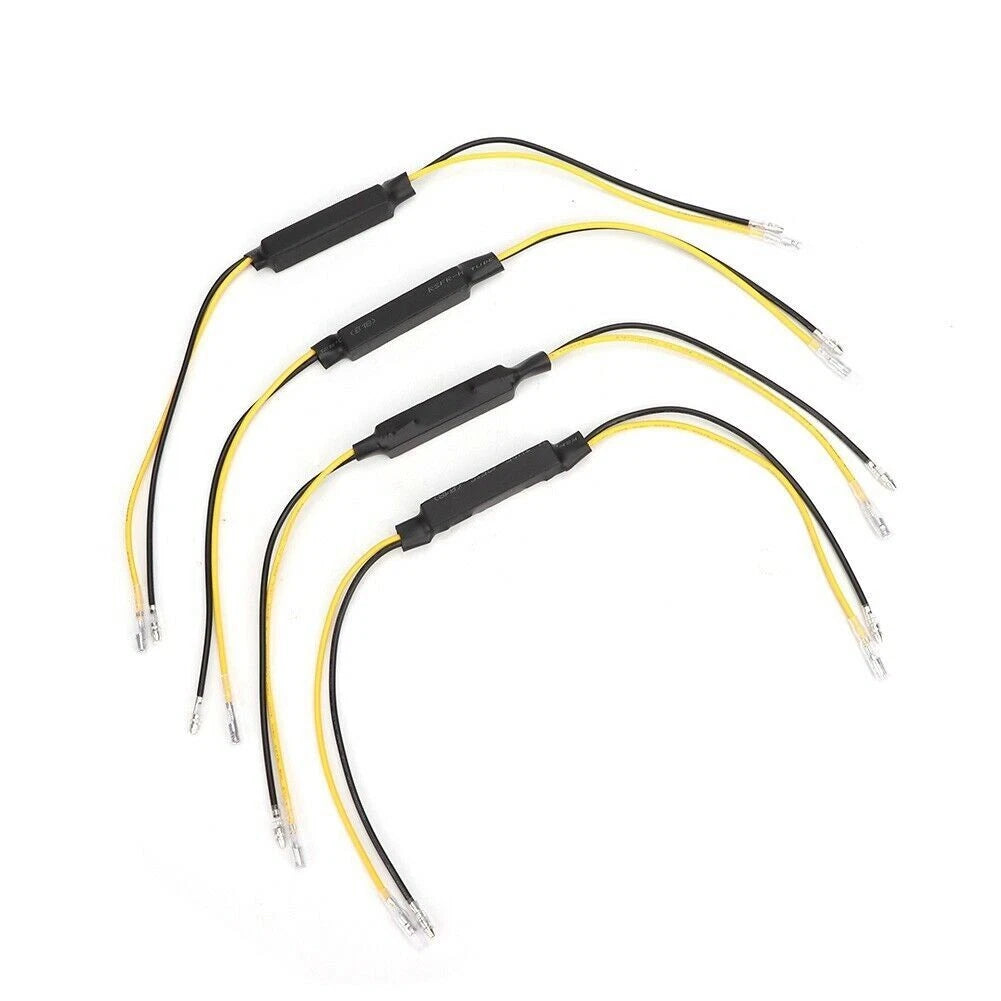 4X LED Load Resistor Decoder for Motorcycle Turn Signal Indicator Light