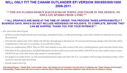 Graphic Decal for CanAm Outlander EFI 500/650/800/1000 (2006–2011)